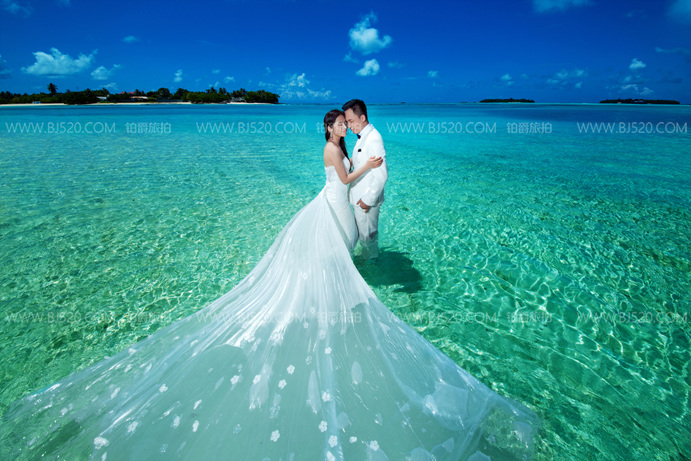 马尔代夫婚纱照拍摄攻略 旅游拍婚纱两不误