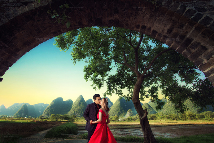 伯爵婚纱摄影带给我们不一样的桂林旅拍体验