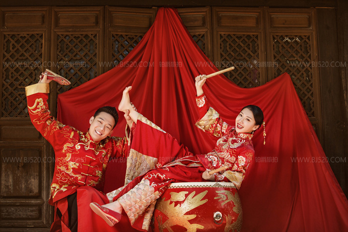 中式风格婚纱照介绍 铂爵旅拍婚纱摄影攻略