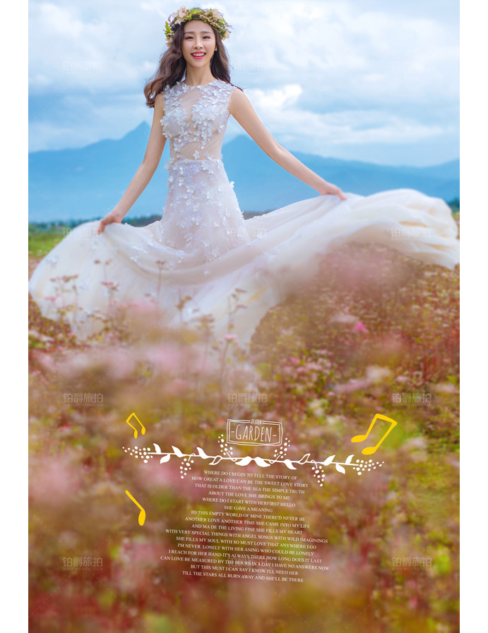 杭州户外婚纱照拍摄注意事项 光线的运用很重要
