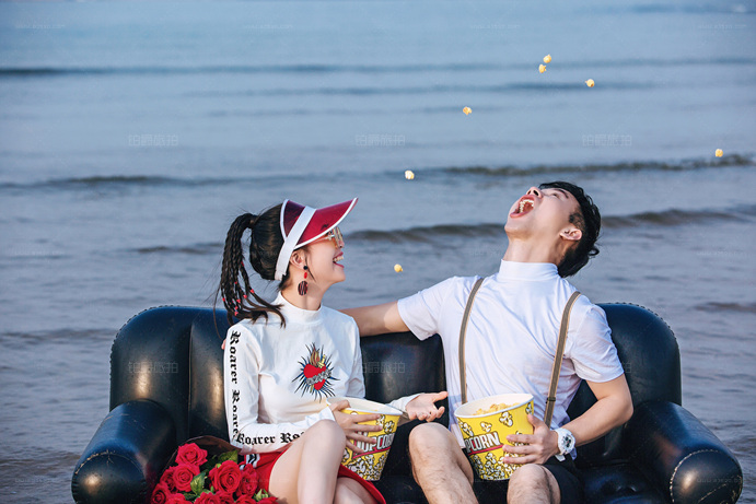 青岛旅拍婚纱照的浪漫体验