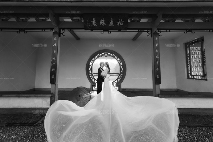 杭州婚纱摄影如何拍好短头发的婚纱照