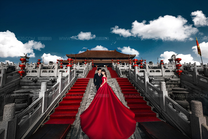 中式婚纱摄影为什么选择天坛做景点