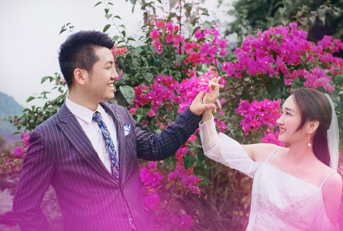 桂林铂爵旅拍婚纱照的奇妙体验