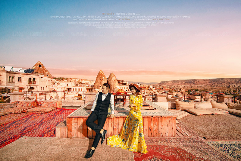 浪漫的土耳其风光 美好的婚纱照拍摄体验