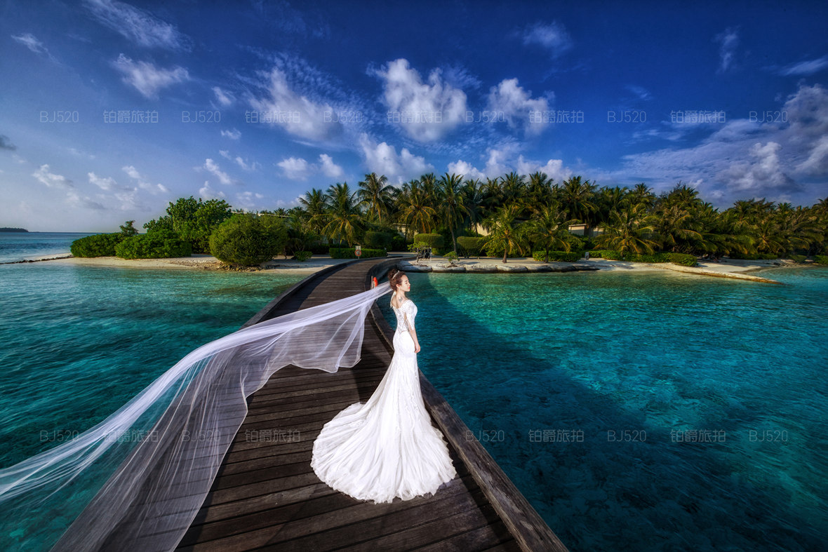 马尔代夫婚纱照图片欣赏 影响价格因素介绍