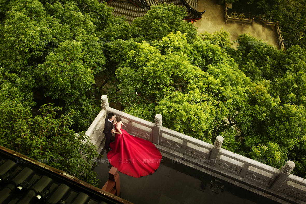 杭州西湖旅拍婚纱照图片欣赏
