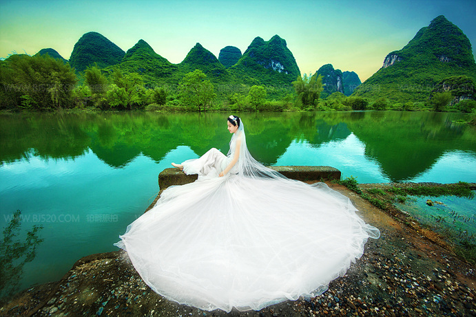 在桂林拍婚纱照价格行情如何？有哪些外景？