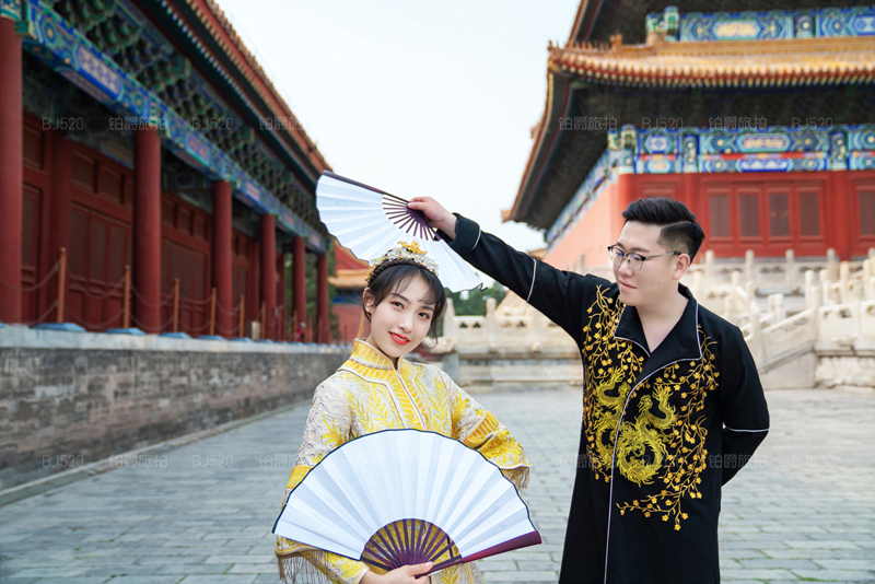 铂爵旅拍婚纱照 在北京留下我们爱情的美好记号