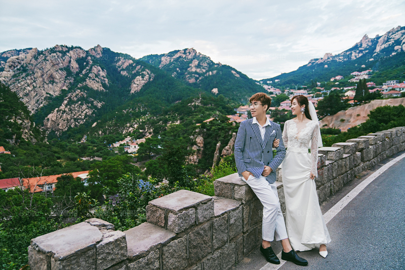 铂爵旅拍婚纱照 记录在青岛的浪漫之旅