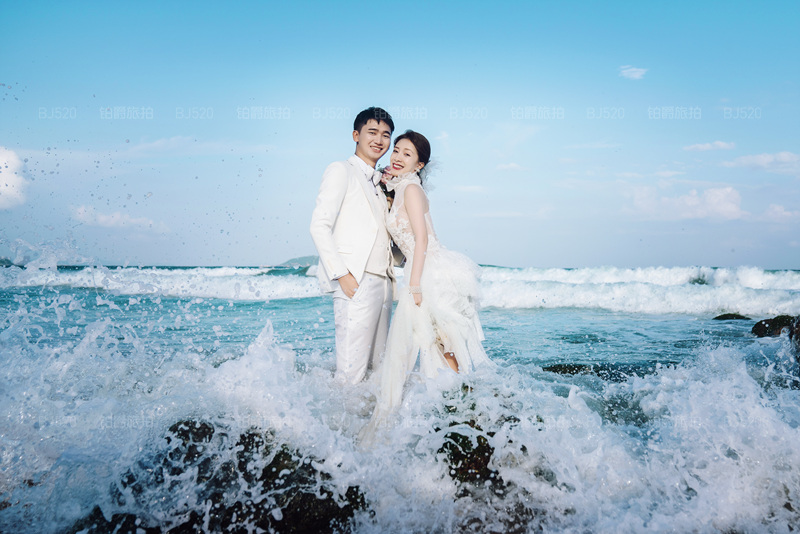 铂爵旅拍婚纱摄影 记录在三亚的浪漫旅程