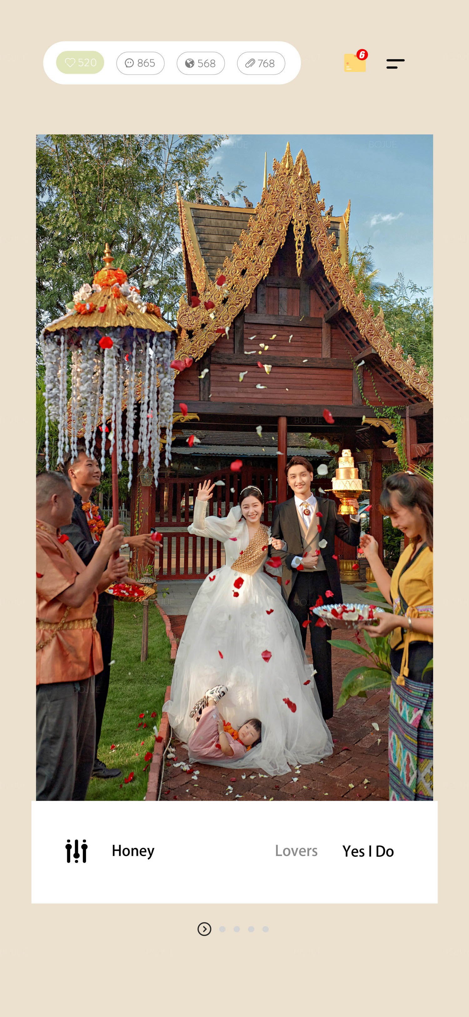 铂爵旅拍西双版纳婚纱照 令人印象深刻的婚纱摄影之旅